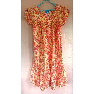 Hawaiian Vintage Muumuu Long Dress Floral Tropical Womens XL